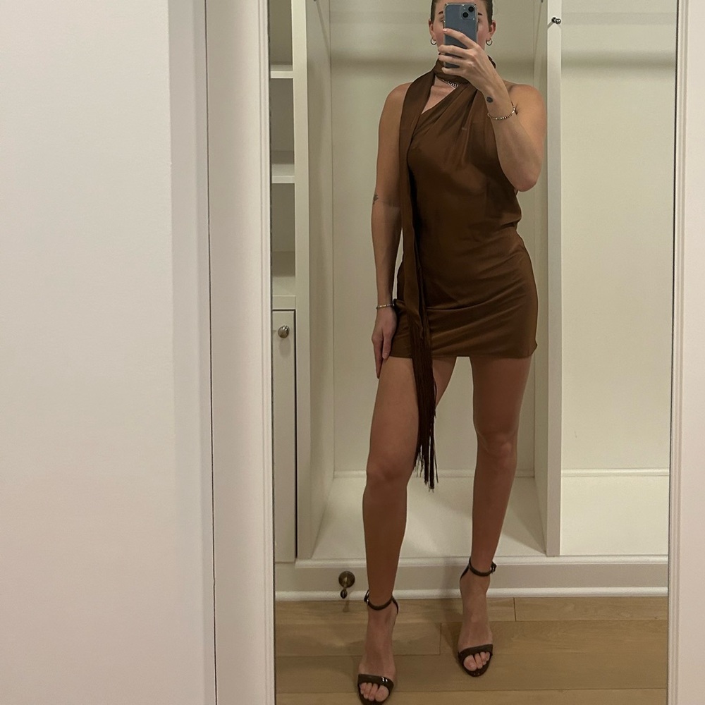 Rat & Boa Serafia Dress Cocoa